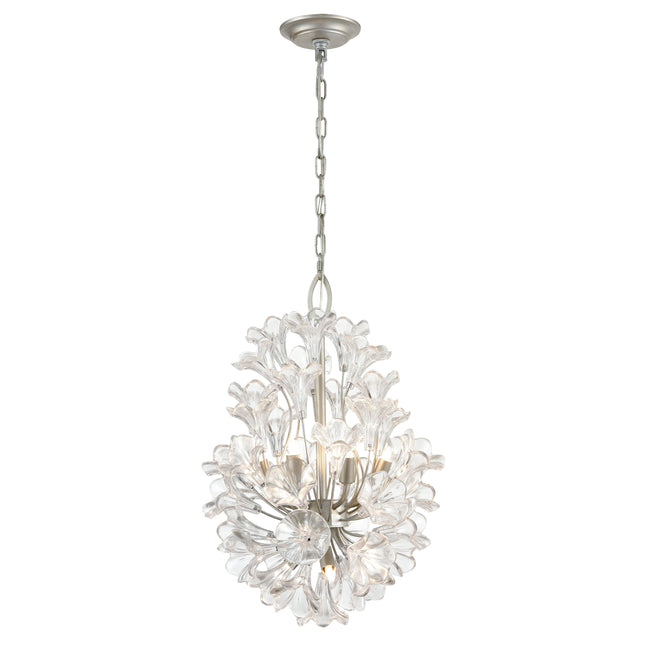 33486/9 - Celene 15'' Wide 9-Light Chandelier - Aged Silver