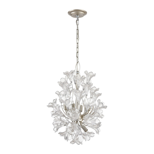 33486/9 - Celene 15'' Wide 9-Light Chandelier - Aged Silver