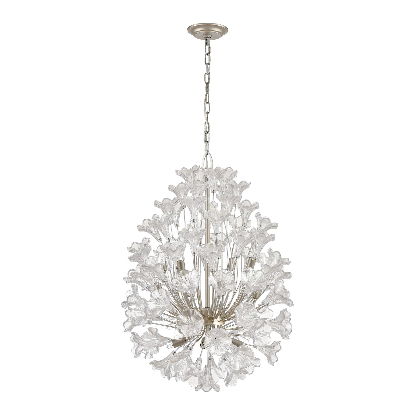 33487/12 - Celene 22'' Wide 12-Light Chandelier - Aged Silver