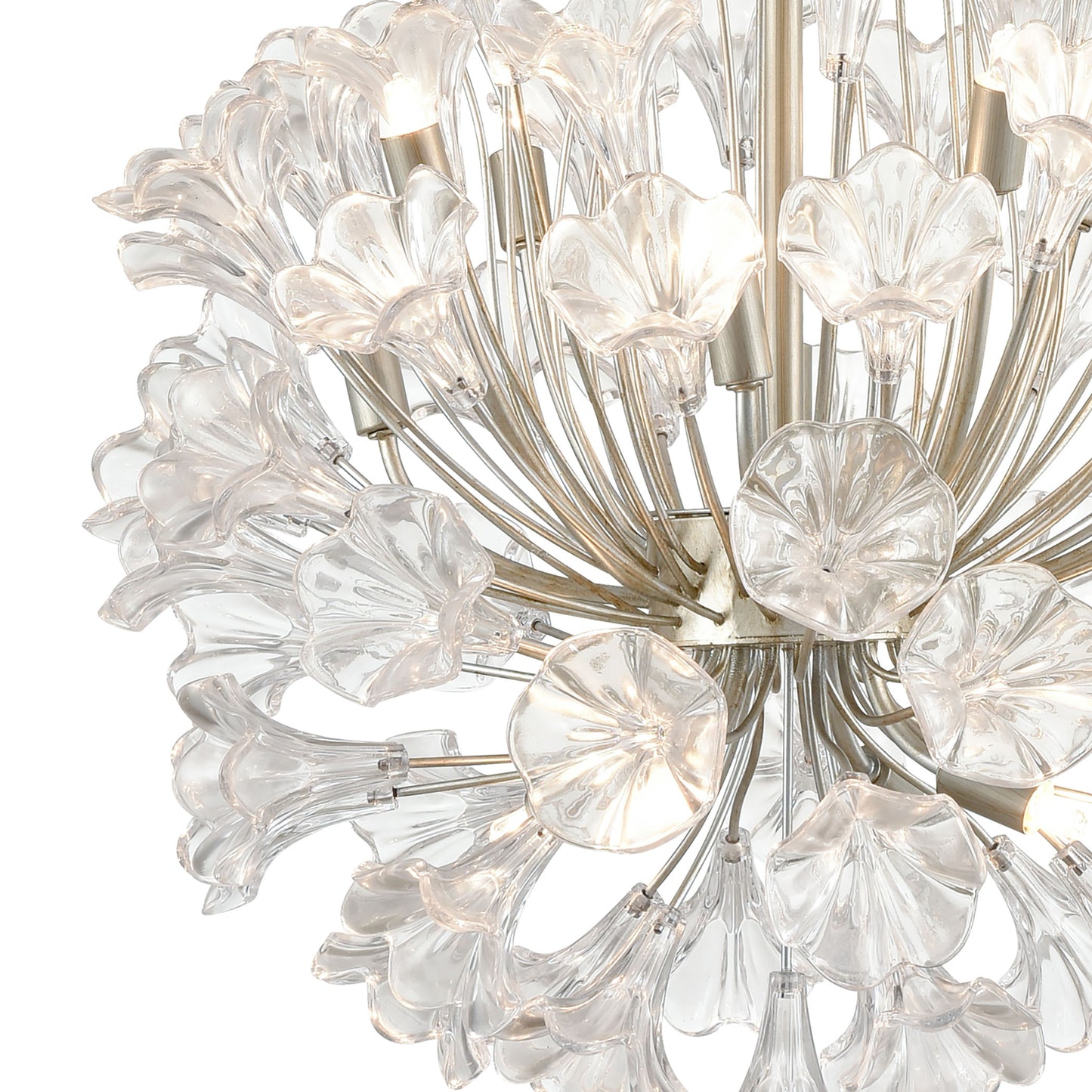 33487/12 - Celene 22'' Wide 12-Light Chandelier - Aged Silver