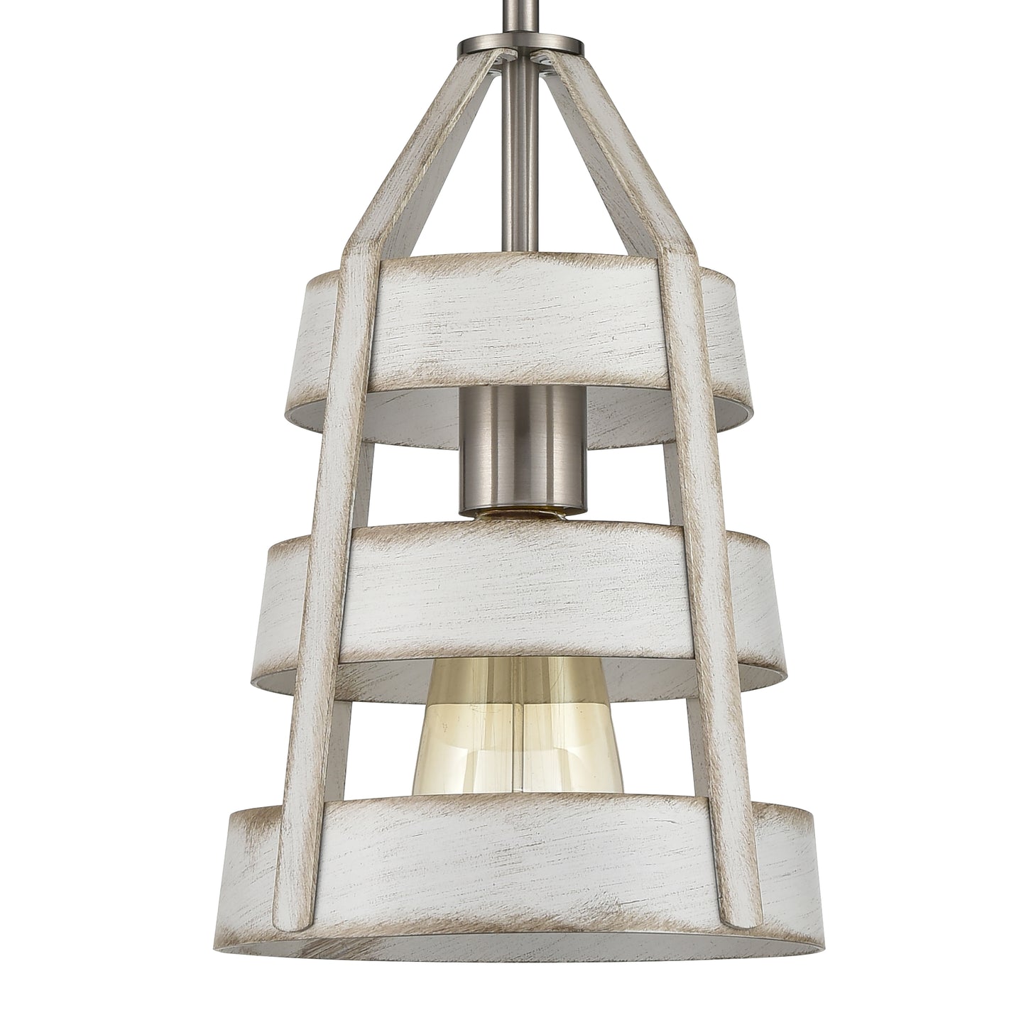 33555/1 - Brigantine 7'' Wide 1-Light Mini Pendant - Satin Nickel