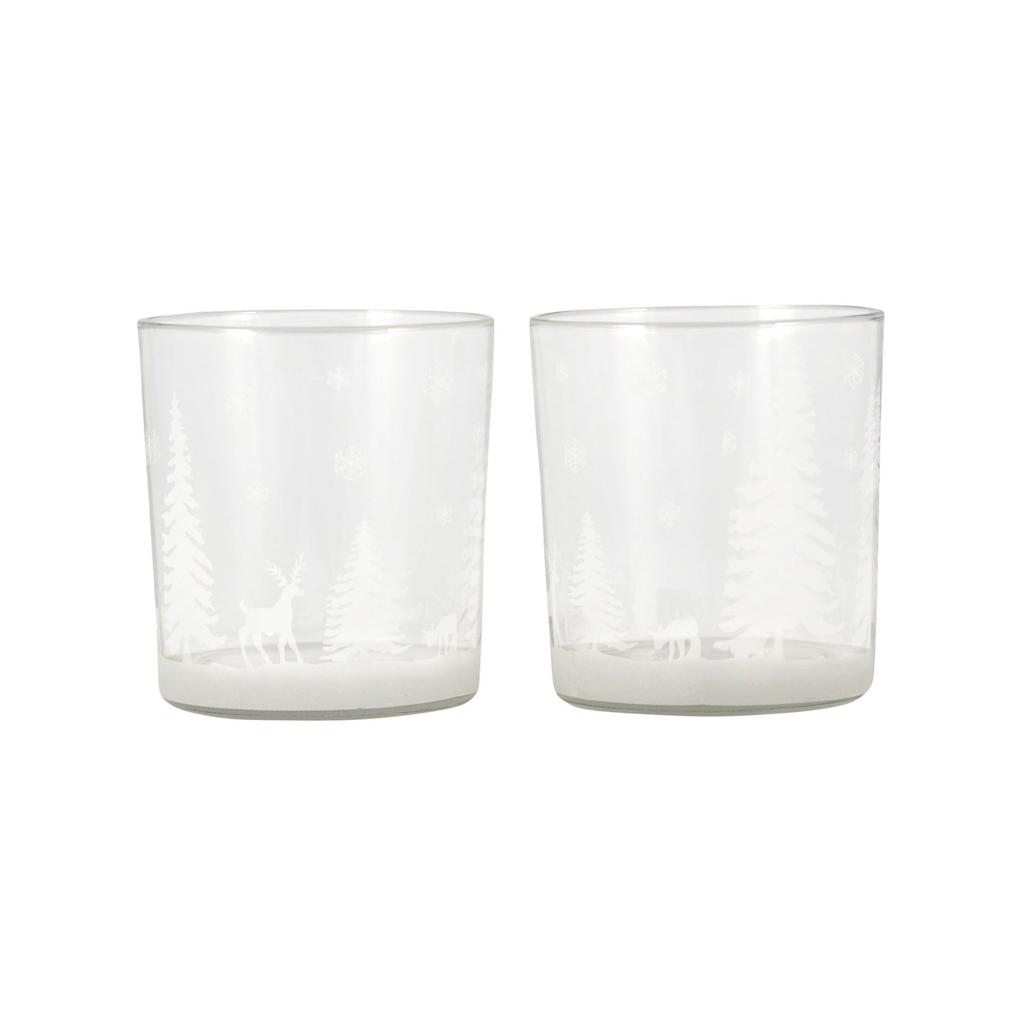 393204 - Winter Lights Set Of 2 Votives