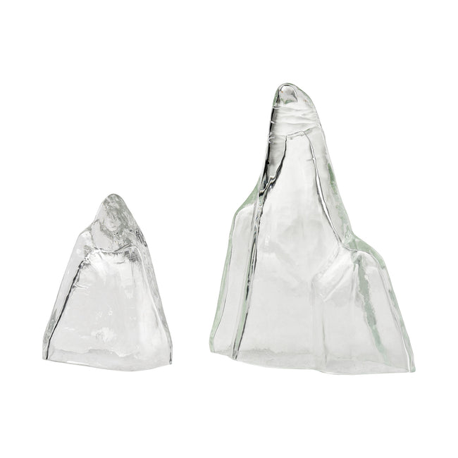 4154-093/S2 - Meru Decorative Object in Clear (Set of 2)