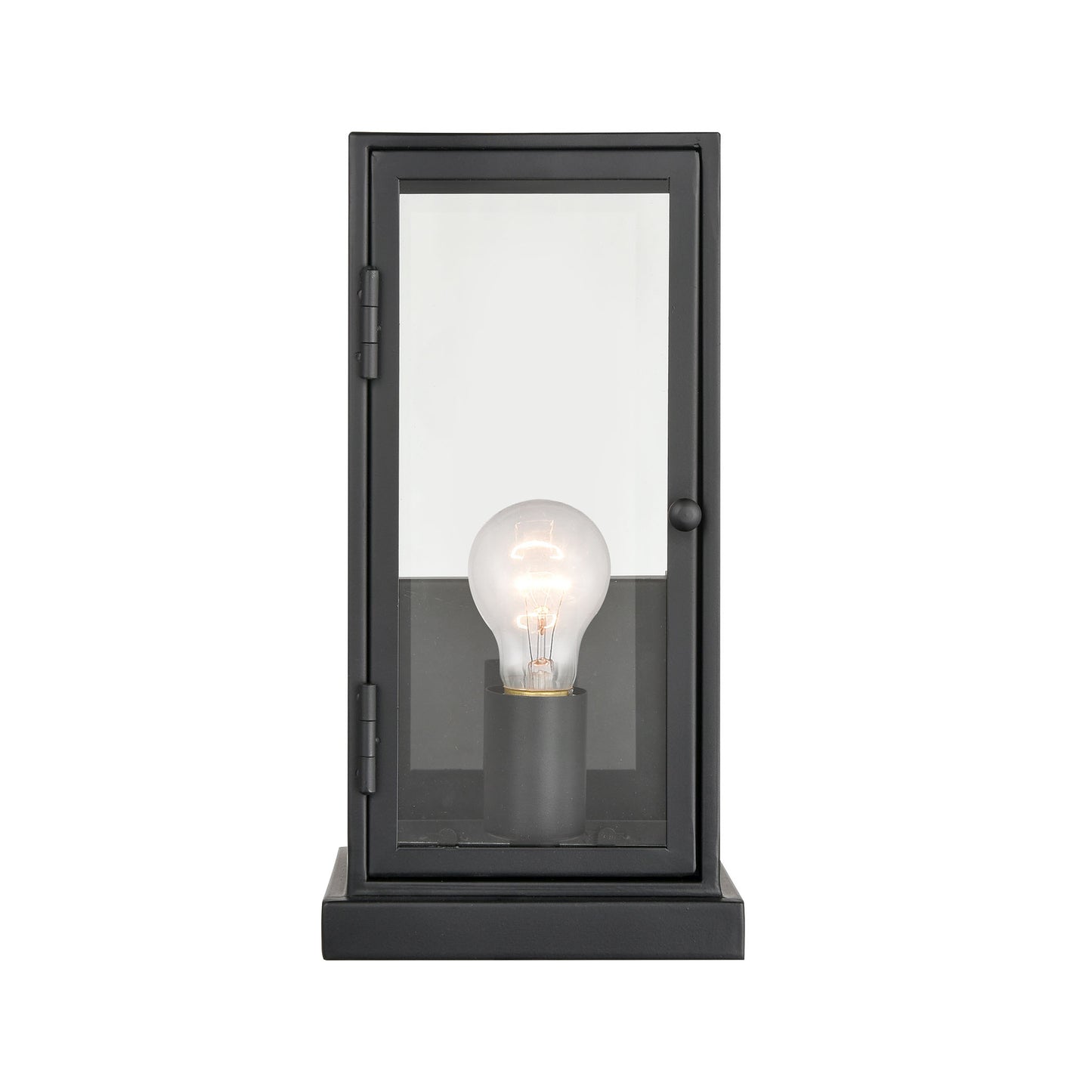 45492/2 - Crofton 10" Wide 2-Light Outdoor Sconce in Charcoal with Clear Glass