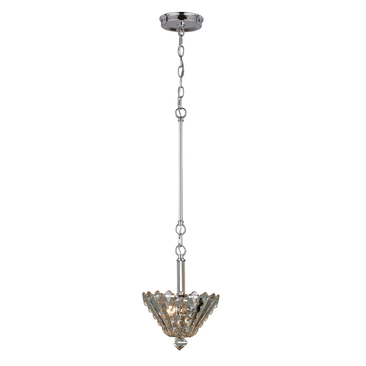 46051/2 - Riva 9'' Wide 2-Light Mini Pendant - Chrome