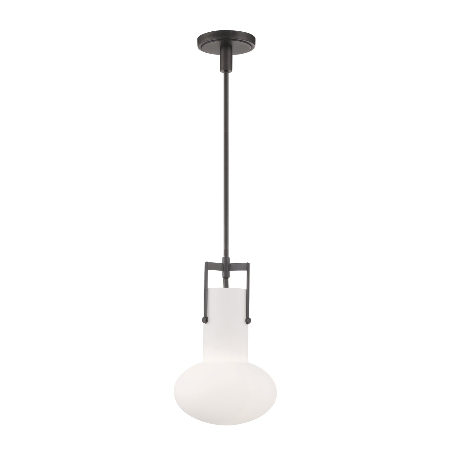 4641-OB-MO - Izel 1-Light Glass Pendant - Oil Rubbed Bronze