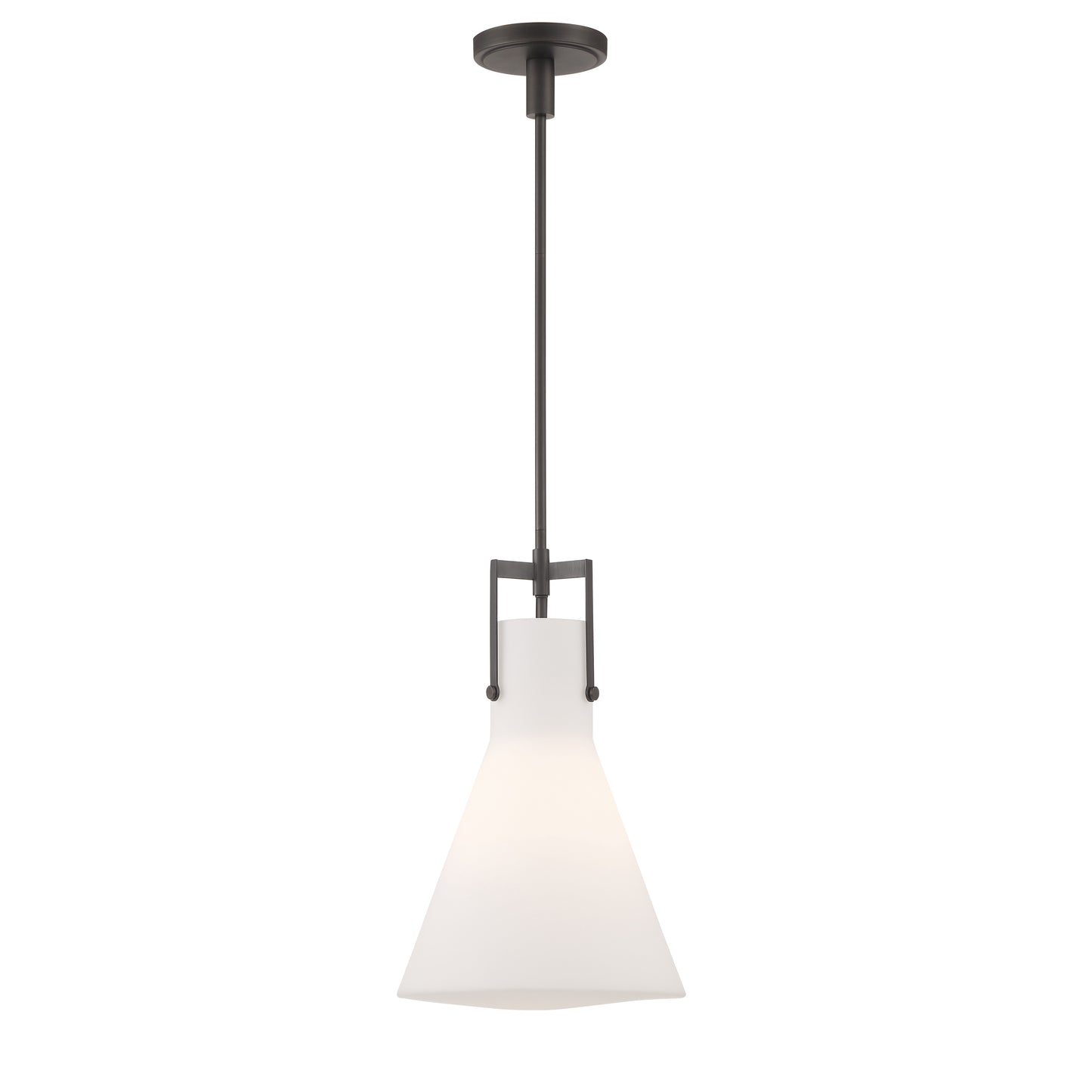 4661-OB-MO - Izel 1-Light Glass Pendant - Oil Rubbed Bronze