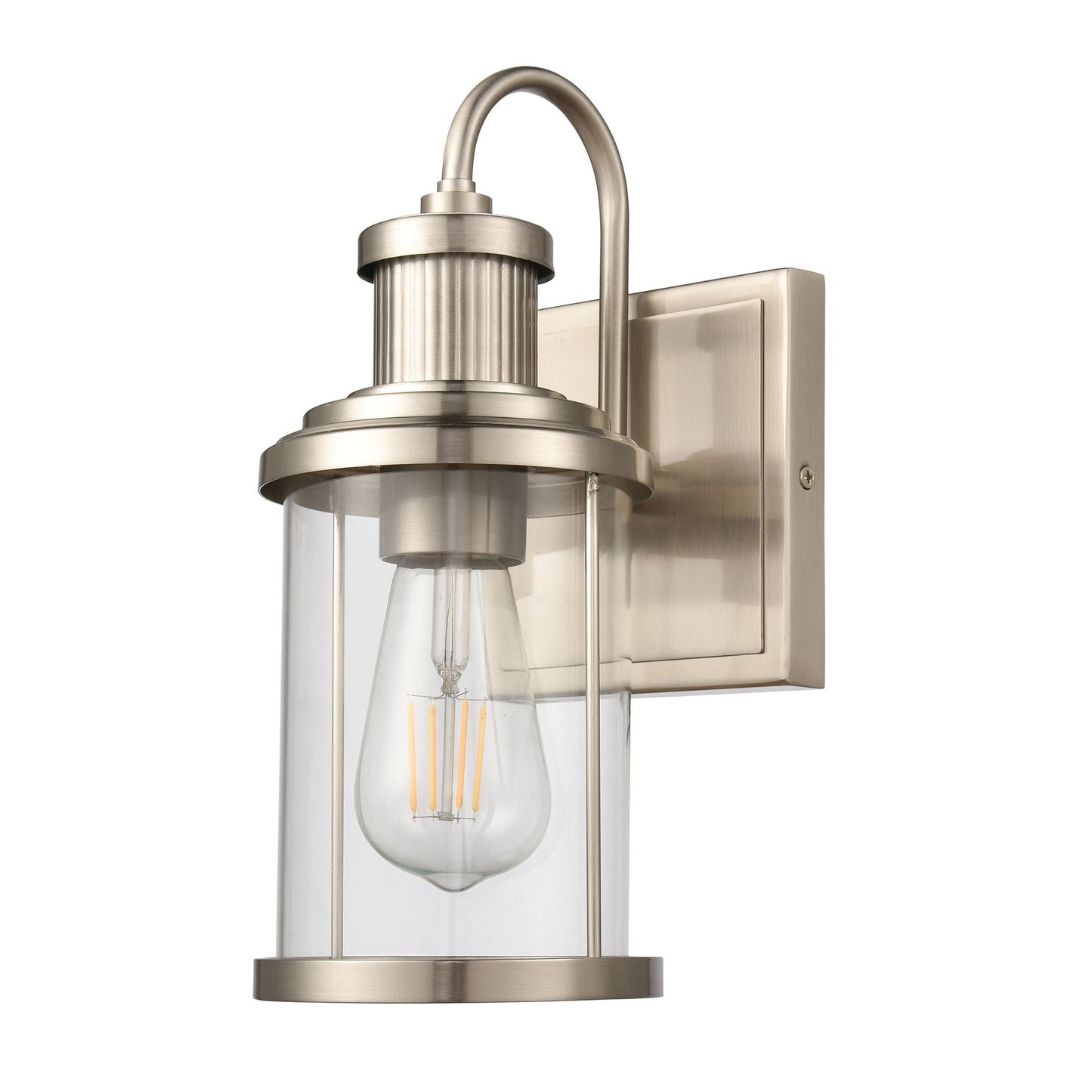 47440/1 - Millburn 12'' High 1-Light Sconce - Satin Nickel