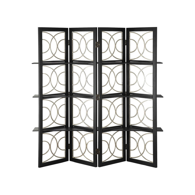 47546 - 4 Panel Screen in Black Finish