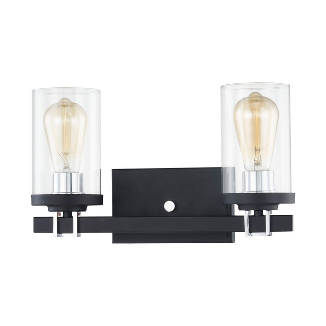 47581/2 - Holdfast 15'' Wide 2-Light Vanity Light - Charcoal