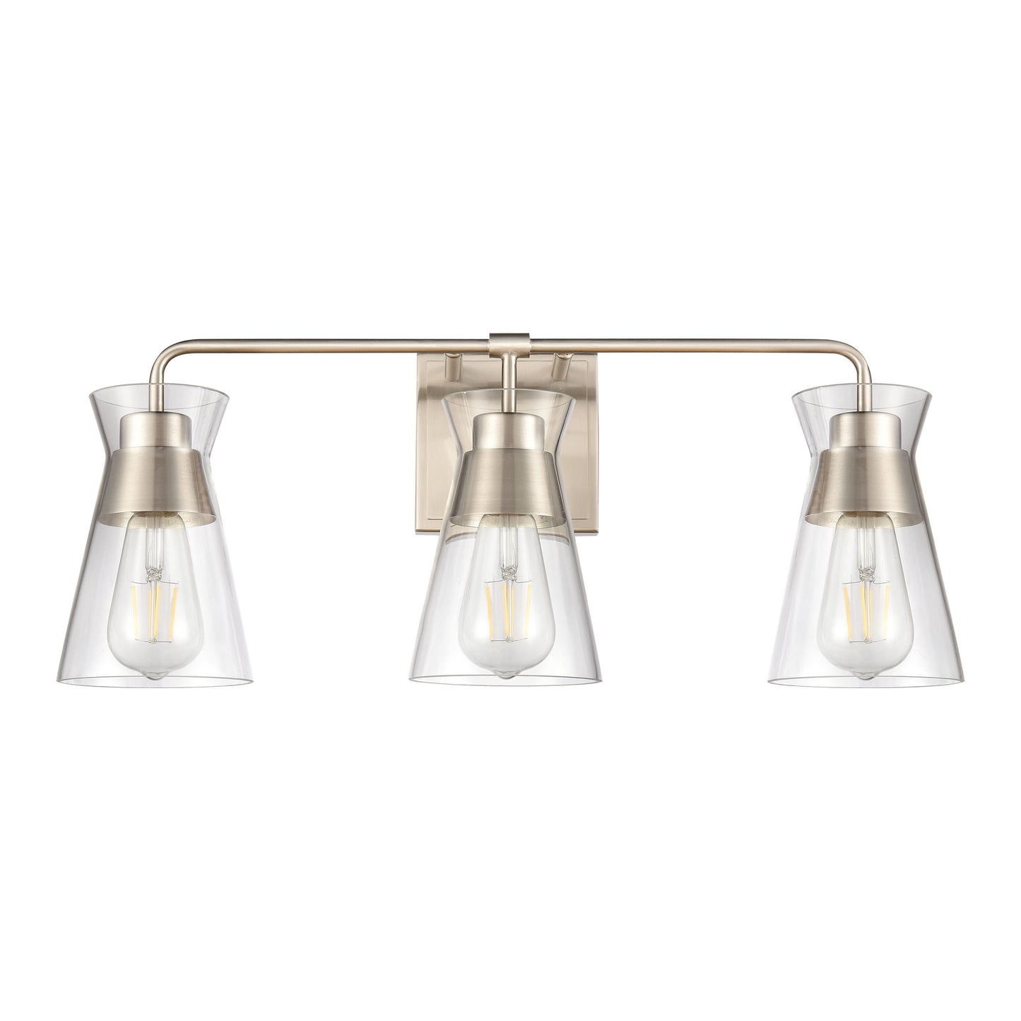 47602/3 - Brookville 22'' Wide 3-Light Vanity Light - Satin Nickel