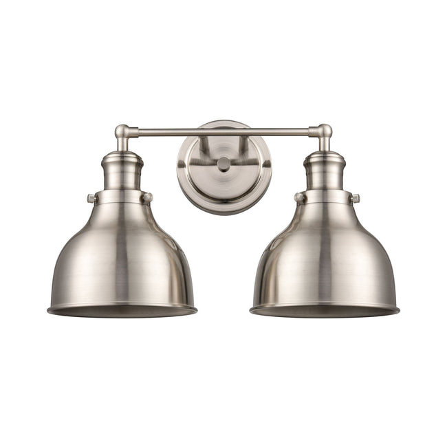 47641/2 - Haralson 17'' Wide 2-Light Vanity Light - Satin Nickel