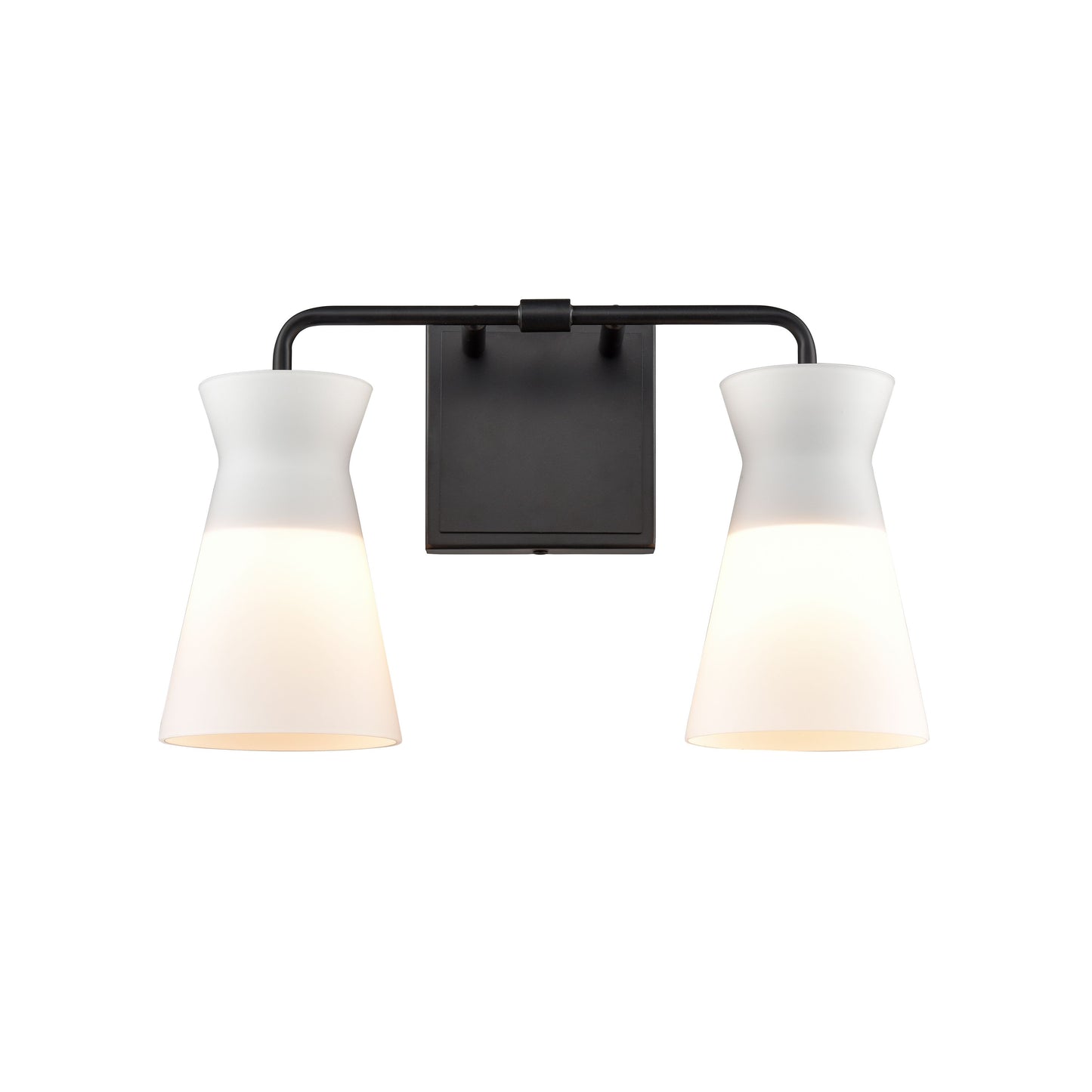 47771/2 - Brookville 15'' Wide 2-Light Vanity Light - Matte Black