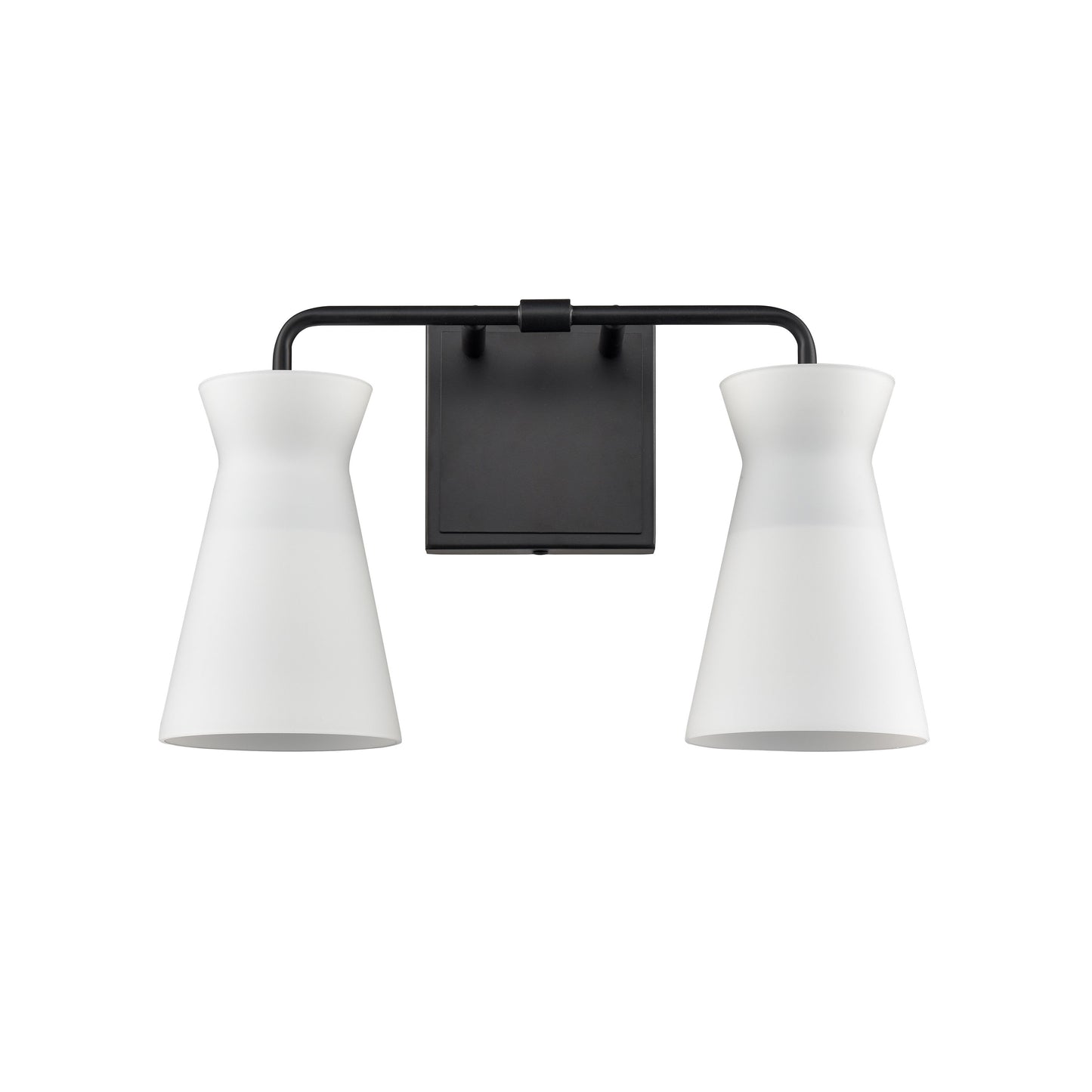 47771/2 - Brookville 15'' Wide 2-Light Vanity Light - Matte Black