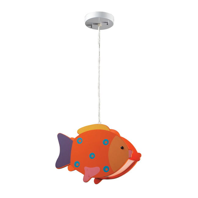 5133/1 - Novelty 1-Light Mini Pendant with Orange Fish Motif