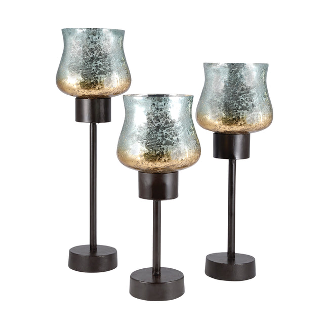 518676 - Boseman Candleholder - Set of 3