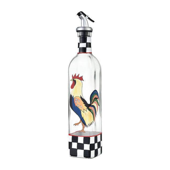 520303 - Rooster Oil and Vinegar Bottle