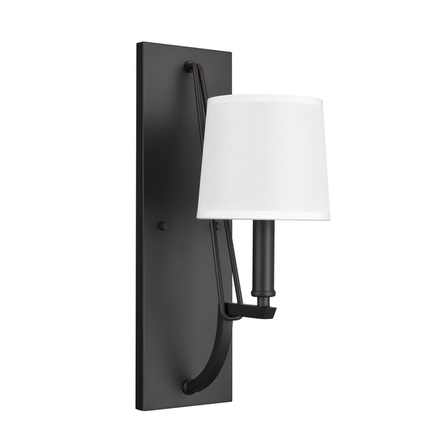 52240/1 - Robinson 16'' High 1-Light Sconce - Matte Black