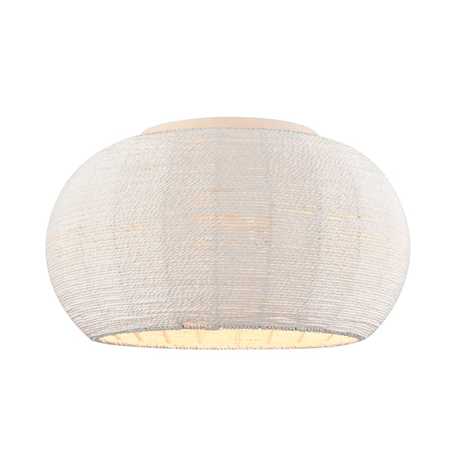 52254/2 - Sophie 16'' Wide 2-Light Flush Mount - White Coral