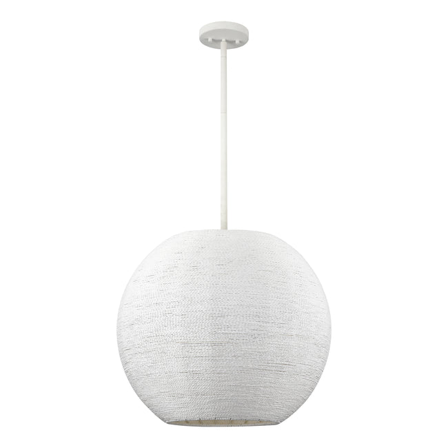 52256/3 - Sophie 20'' Wide 3-Light Pendant - White Coral