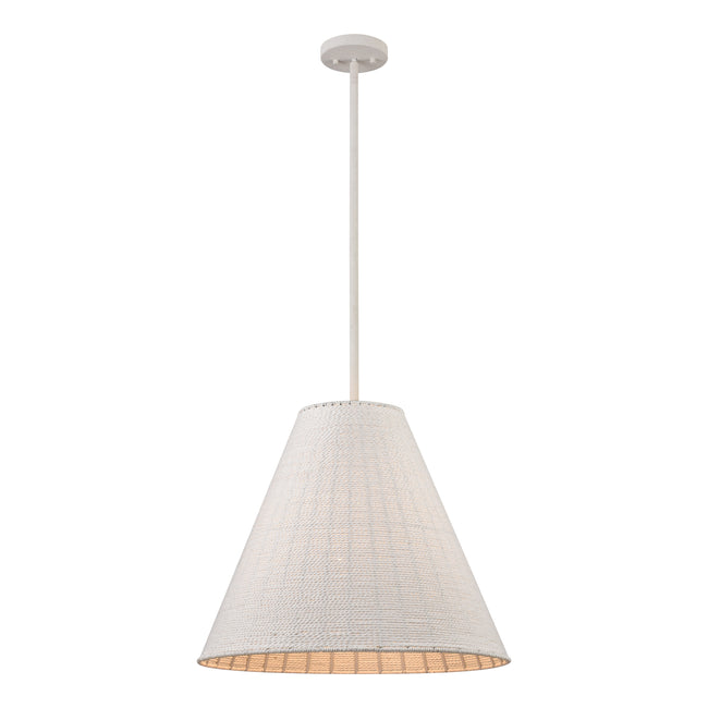 52265/3 - Sophie 22'' Wide 3-Light Pendant - White Coral