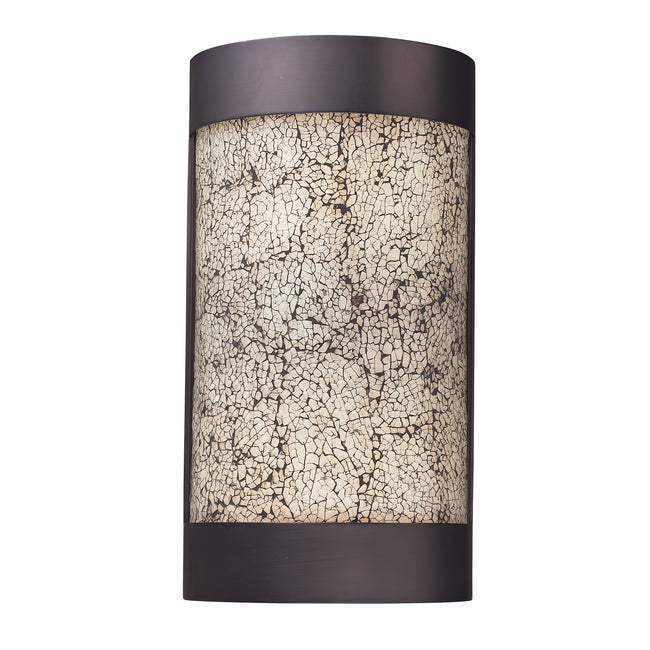 533-2AP-WHC - DIAMANTE COLLECTION 2-LIGHT WALL SCONCE in AN ANTIQUE PEWTER FINISH with WHITE C