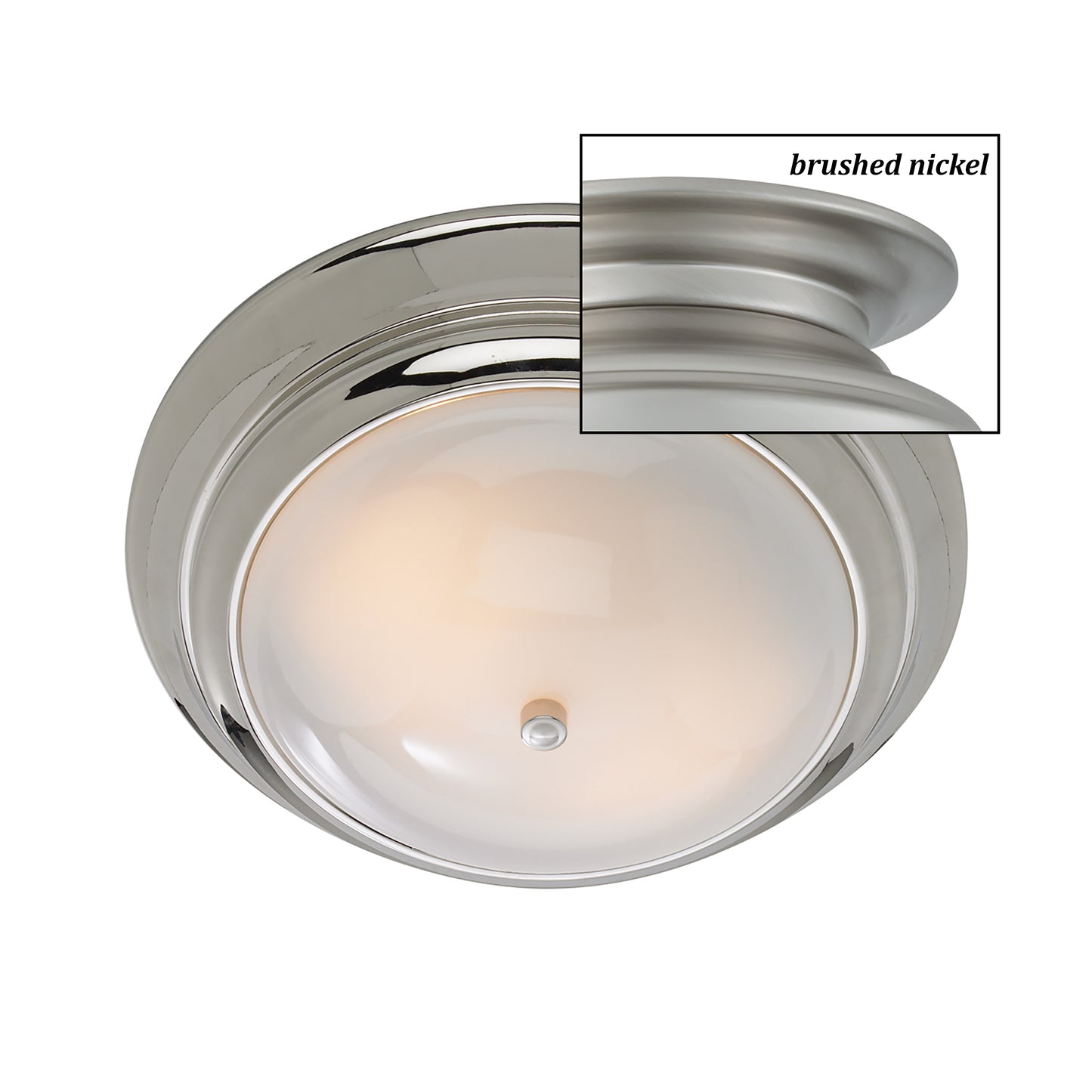 5372-BN-SO - Clayton Flush Mount - Brushed Nickel