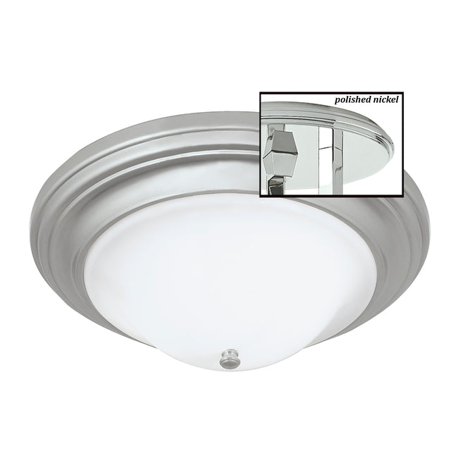 5374-PN-SO - Emily Flush Mount - Polished Nickel