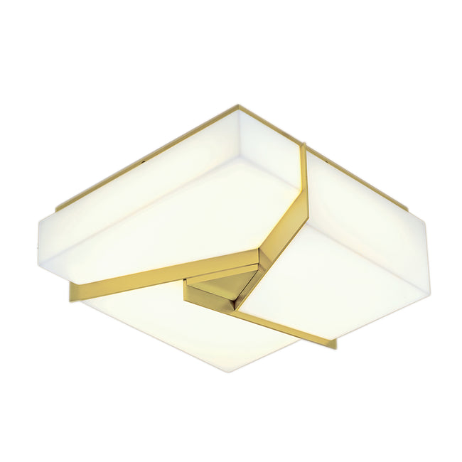 5396-SB-MA - Candeau Flush Mount Light - Satin Brass