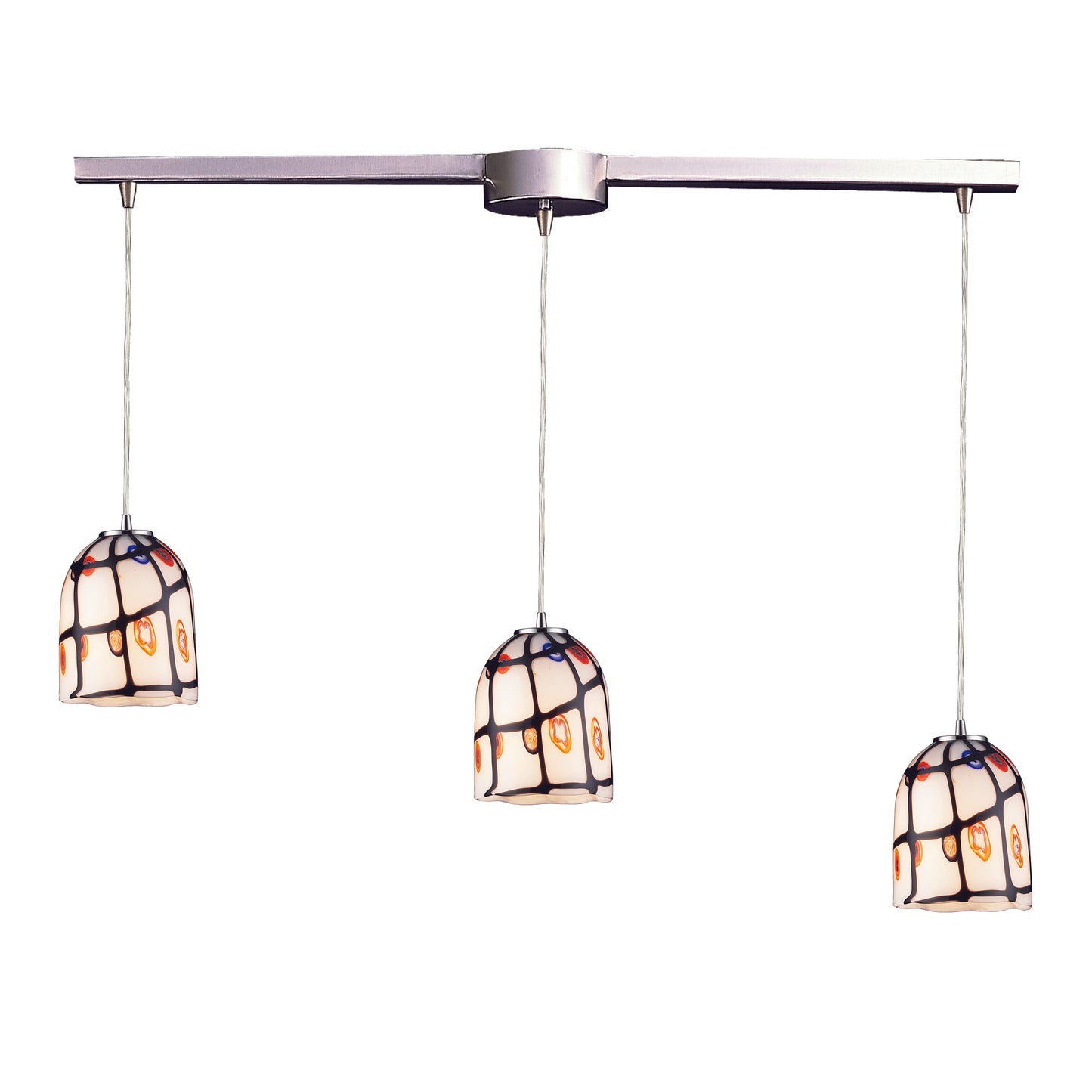 543-3L-IV - Rapture '' Wide 3-Light Multi Pendant -