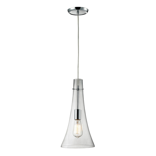 60055-1 - 1 light pendant in polished chrome