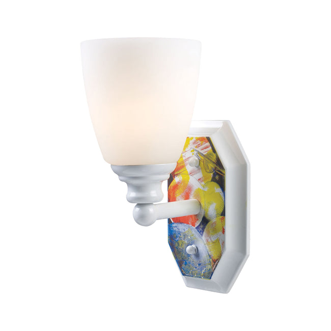 60090-1 - Kidshine 1-Light Sconce in Space in White