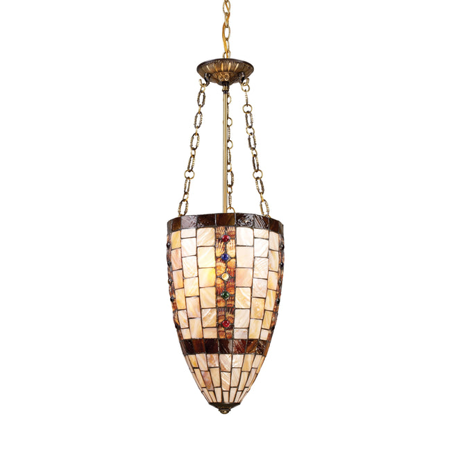 63000-3 - Hastings 3-Light Pendant in Antique Brass