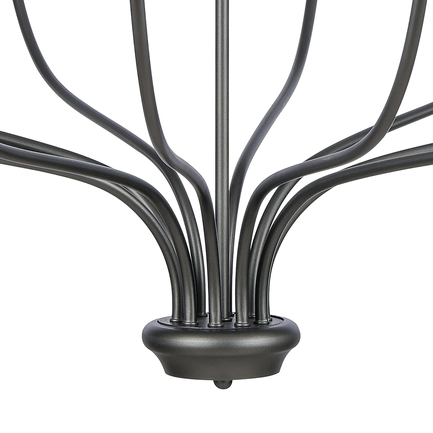 63098/10 - Madeline 45'' Wide 10-Light Chandelier - Dark Gray