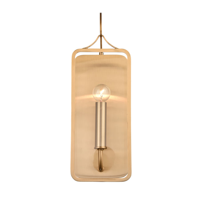 63164/1 - Merge 15'' High 1-Light Sconce - Satin Brass