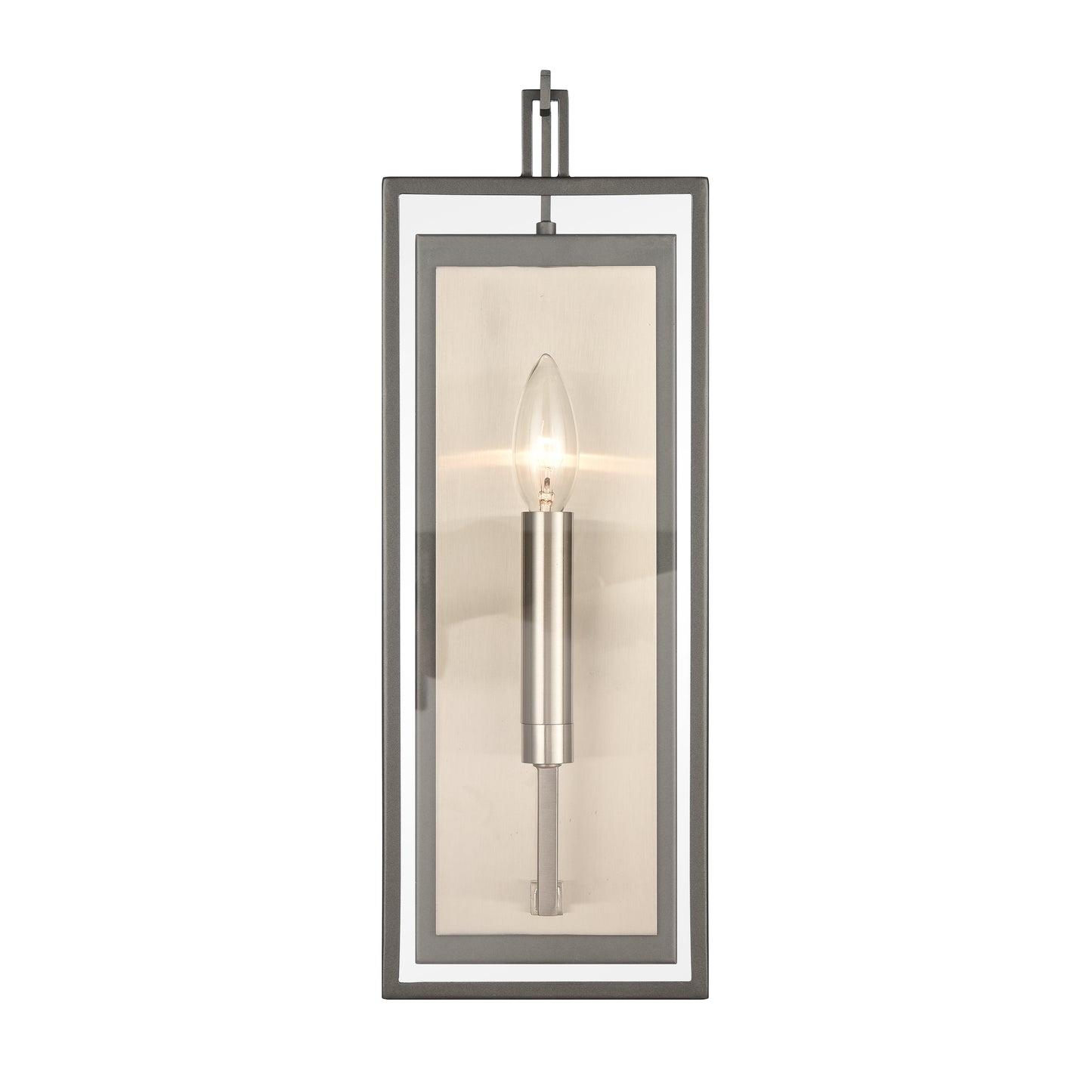 63214/1 - Gianni 17'' High 1-Light Sconce - Dark Gray