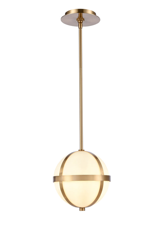 63232/1 - Senter 8.25'' Wide 1-Light Mini Pendant - Faux Alabaster