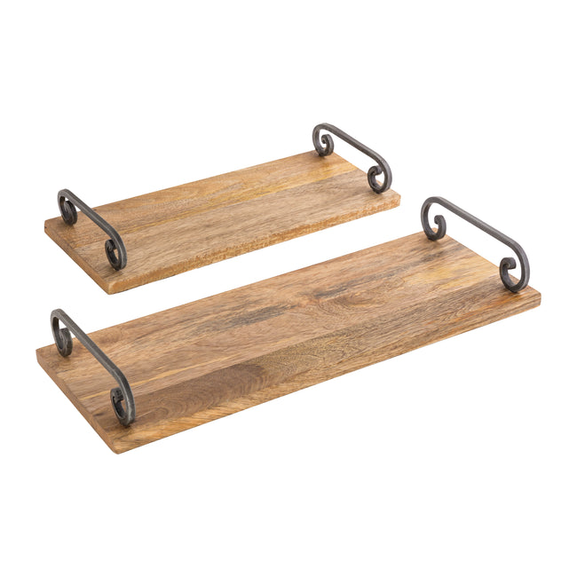 639401 - Highland Tray - Set of 2 Natural