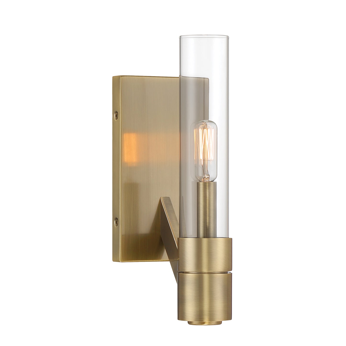 6511-AN-CL - Rohe Wall Sconce - Aged Brass