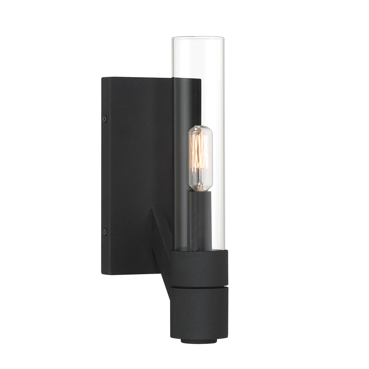 6511-BS-CL - Rohe Wall Sconce - Black Sand