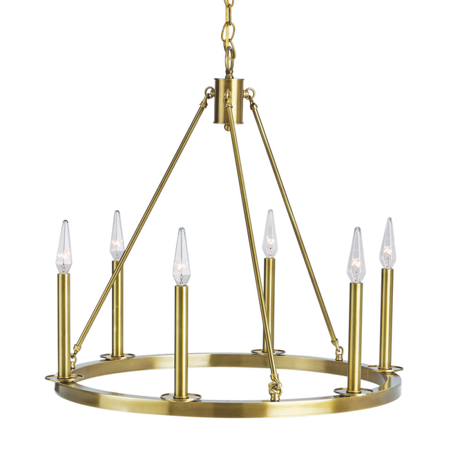 6525-AG-MO - Martin Chandelier - Bronze