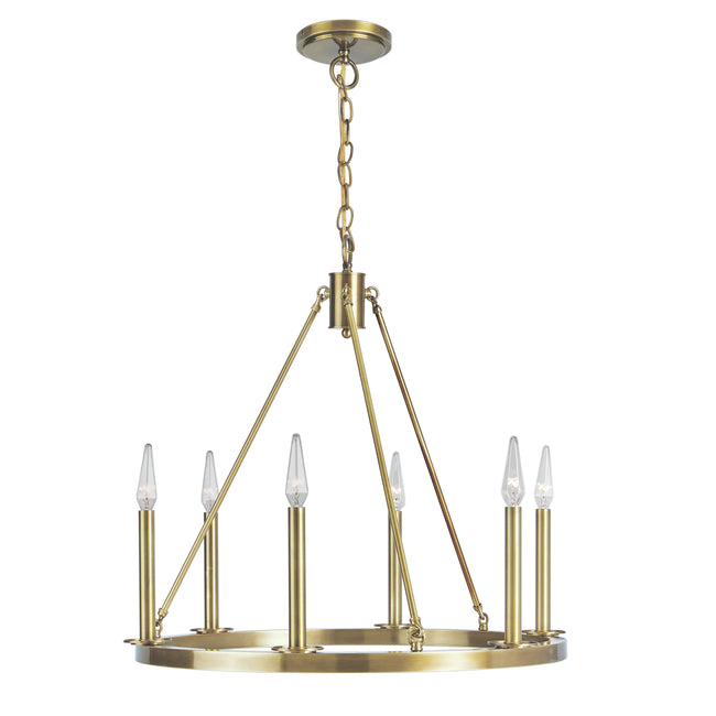 6525-AG-NG - Martin Chandelier - Bronze