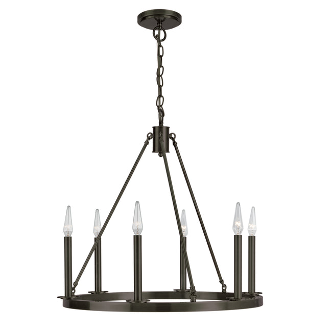 6525-BR-NG - Martin Chandelier - Bronze