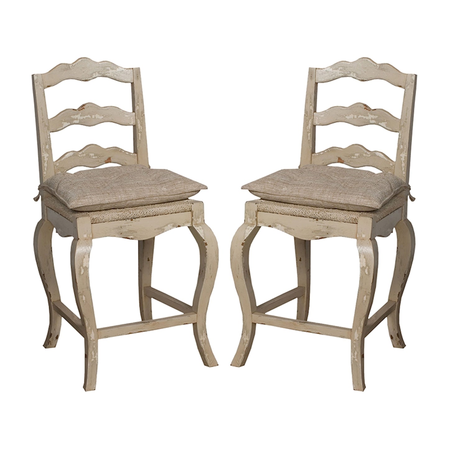 660002P - French Provencal Counter Stool