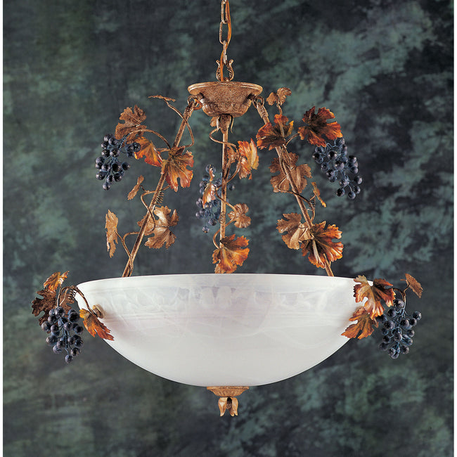 66397 - Muscadine Collection Pendant Earth Tone Finish - Fawn Beige