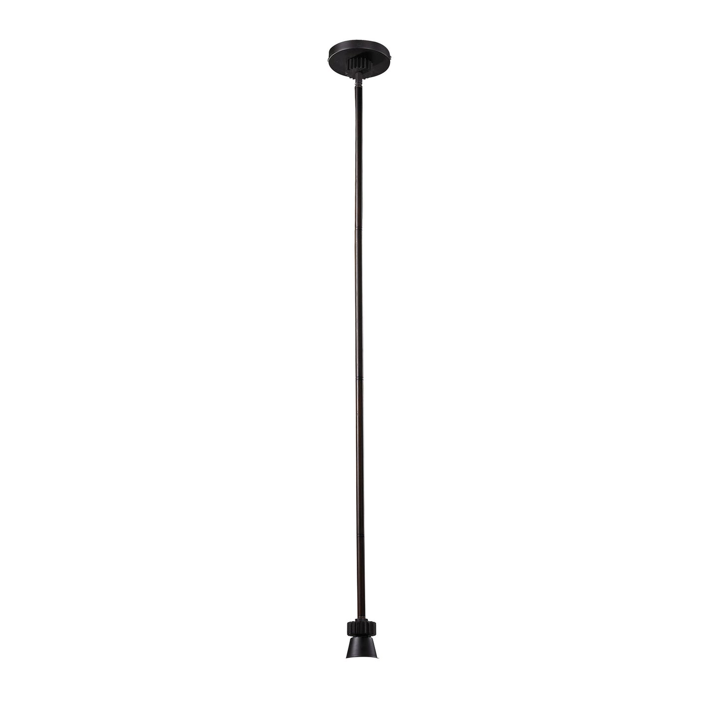 66480-1LG - Boulton 1-Light Pendant in Oiled Bronze - NO GLASS