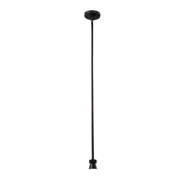 66480-1LG - Boulton 1-Light Pendant in Oiled Bronze - NO GLASS