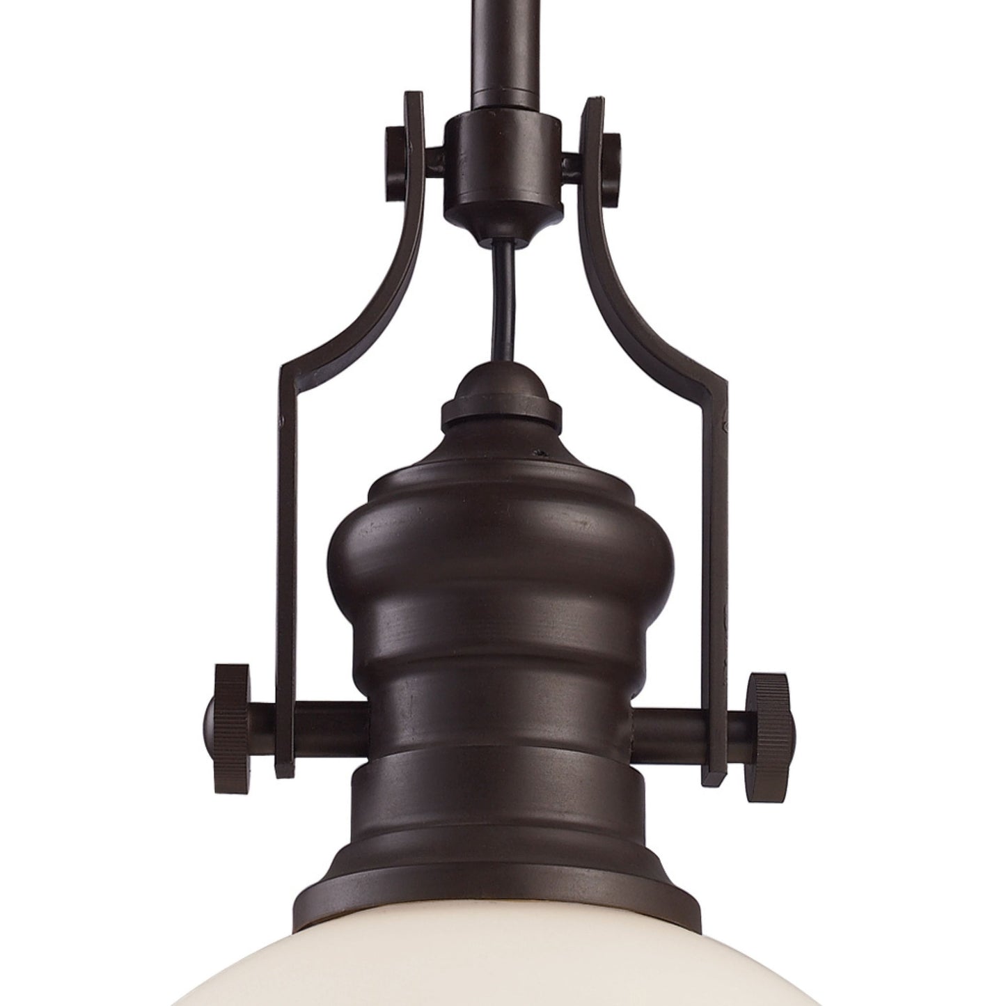 66636-1 - Chadwick 13'' Wide 1-Light Pendant - Matte Black