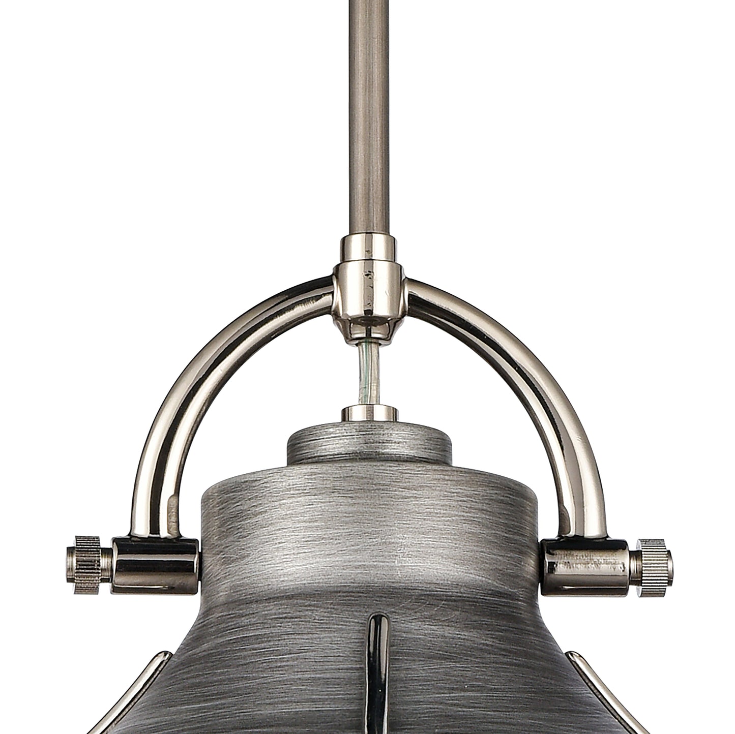 67766/1 - Urbanite 13'' Wide 1-Light Pendant - Weathered Zinc