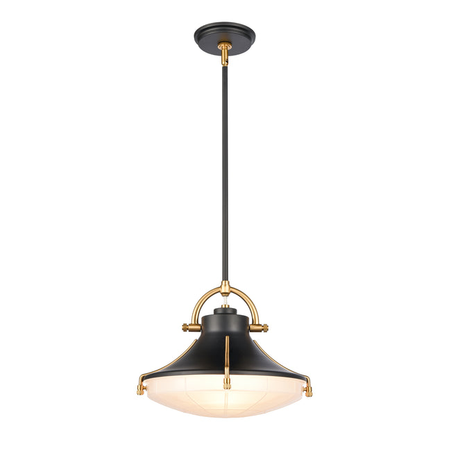 67776/1 - Urbanite 13'' Wide 1-Light Pendant - Matte Black